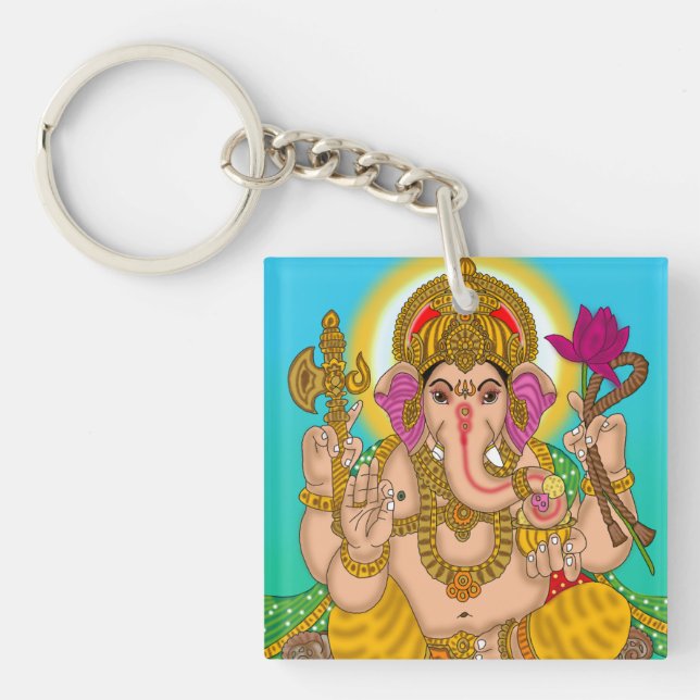 Lord Ganesha Keychain (Front)