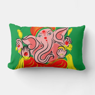 Lord Ganesha Lumbar Cushion