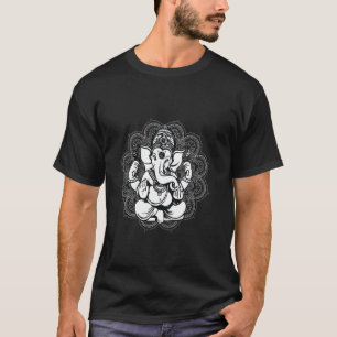 Lord Ganesha Mandala Yoga Meditation T-Shirt