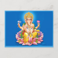 Lord Ganesha Postcard