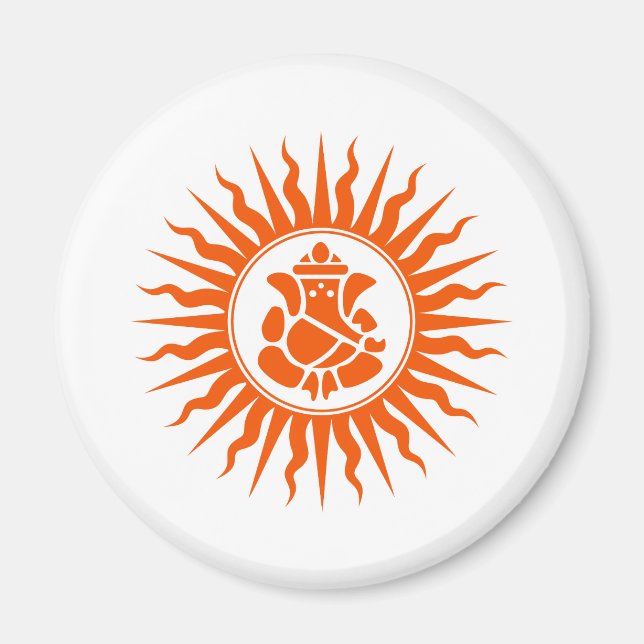 Lord Ganesha Sign Magnet (Front)