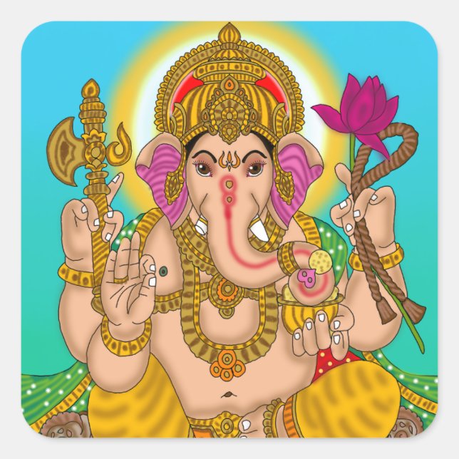 Lord Ganesha Sticker (Front)