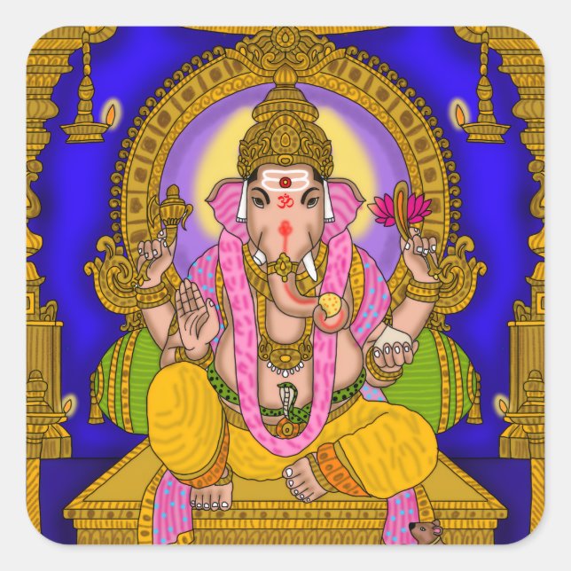 Lord Ganesha Sticker (Front)