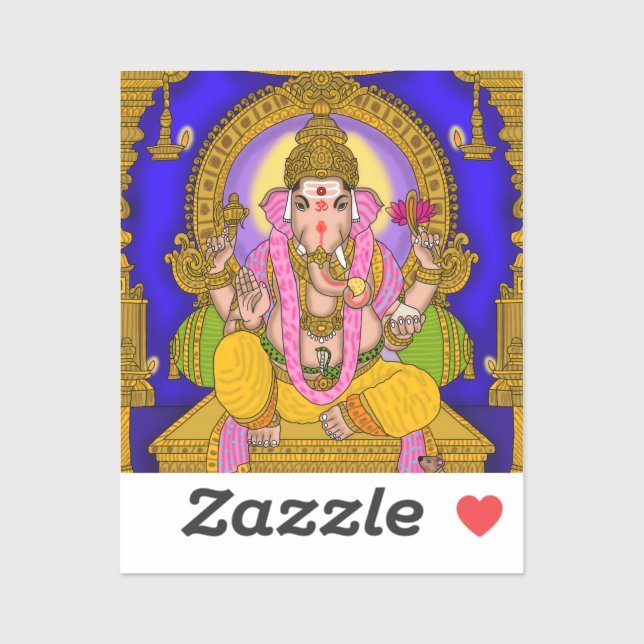 Lord Ganesha Sticker (Sheet)
