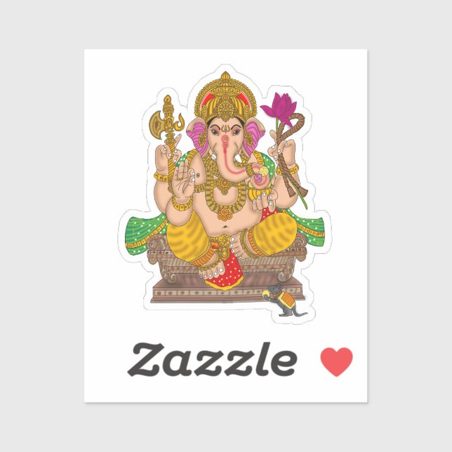 Lord Ganesha Sticker (Sheet)