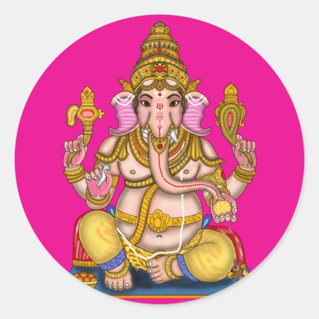 Lord Ganesha Sticker (Front)