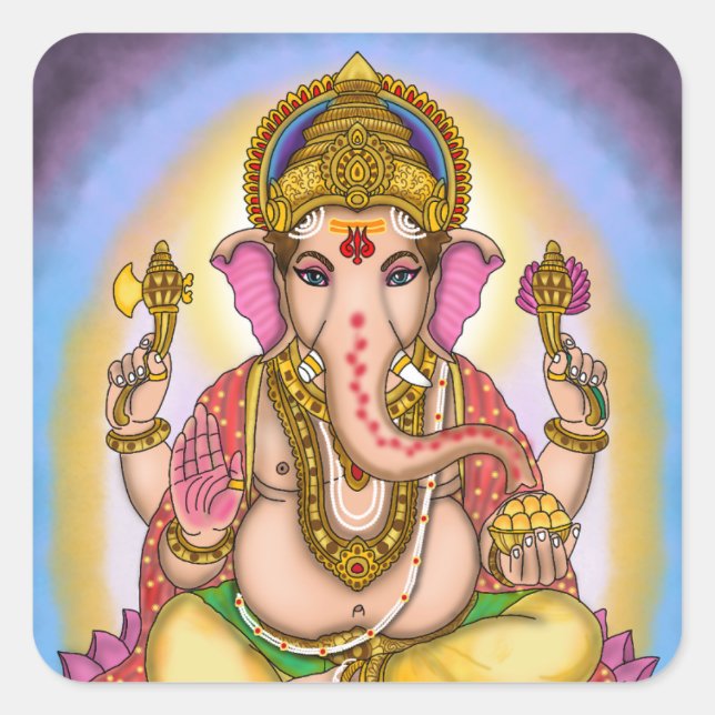 Lord Ganesha Stickers (Front)