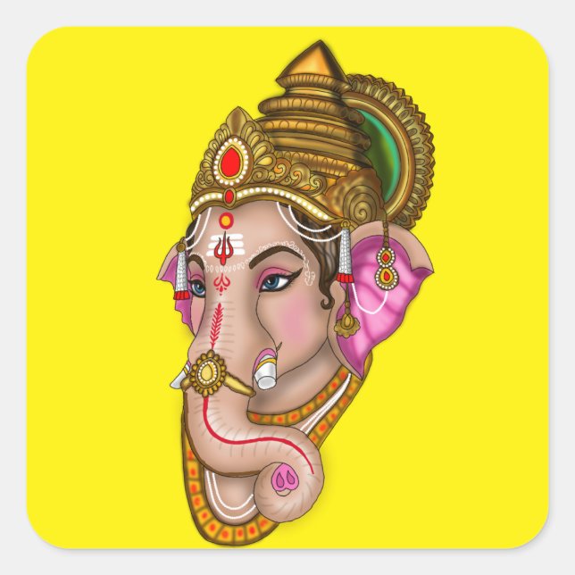 Lord Ganesha Stickers (Front)