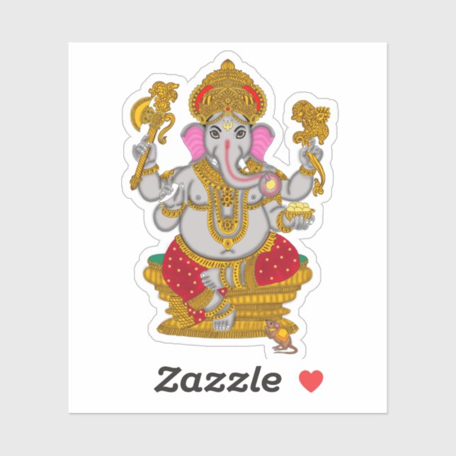 Lord Ganesha Stickers (Sheet)