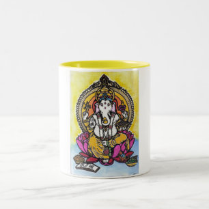 Lord Ganesha Two-Tone Coffee Mug