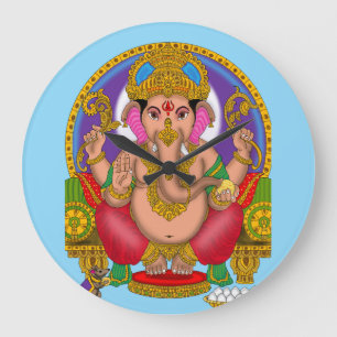 Lord Ganesha Wall Clock