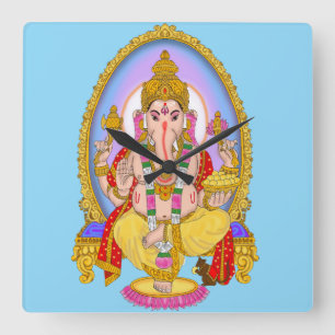 Lord Ganesha Wall Clock