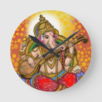 Lord Ganesha Wall Clock 