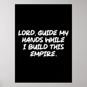 Lord, Guide My Hands – Faith-Based Motivational Poster