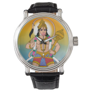 Lord Hanuman Clock Watch