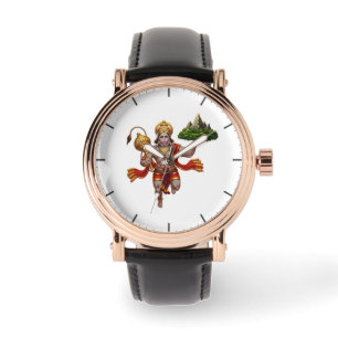 Lord Hanuman Flying Lifting Mountain Watch