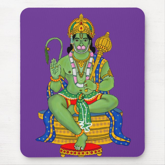 Lord Hanuman Mouse Pad (Front)