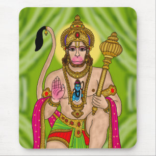 Lord Hanuman Mouse Pad