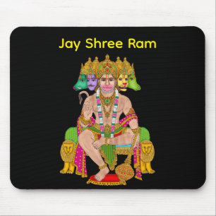 Lord Hanuman Mouse Pad Hindu Devta Hanuman Spiri
