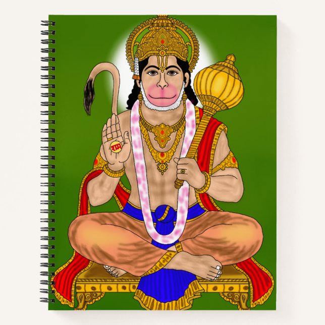 Lord Hanuman Notebook (Front)