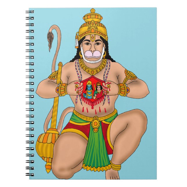 Lord Hanuman  Notebook (Front)