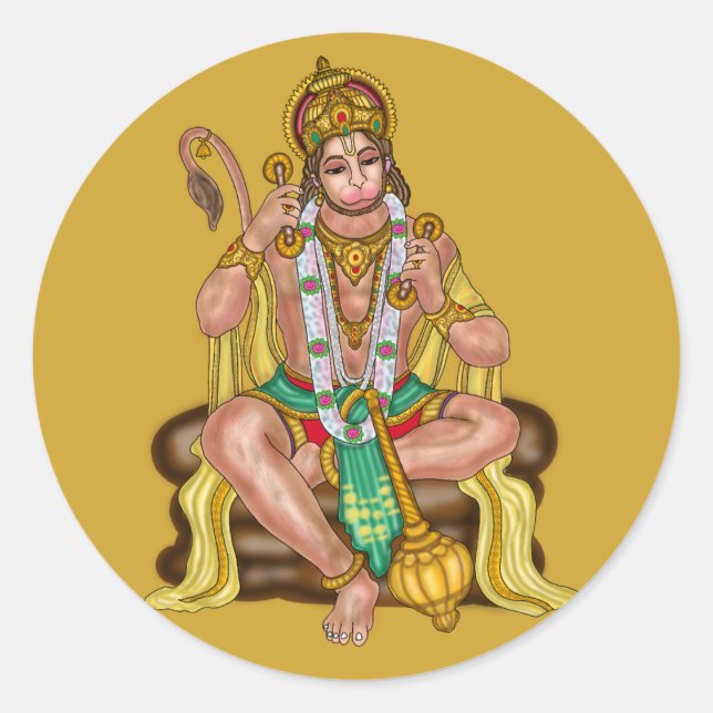 Lord Hanuman Sticker (Front)