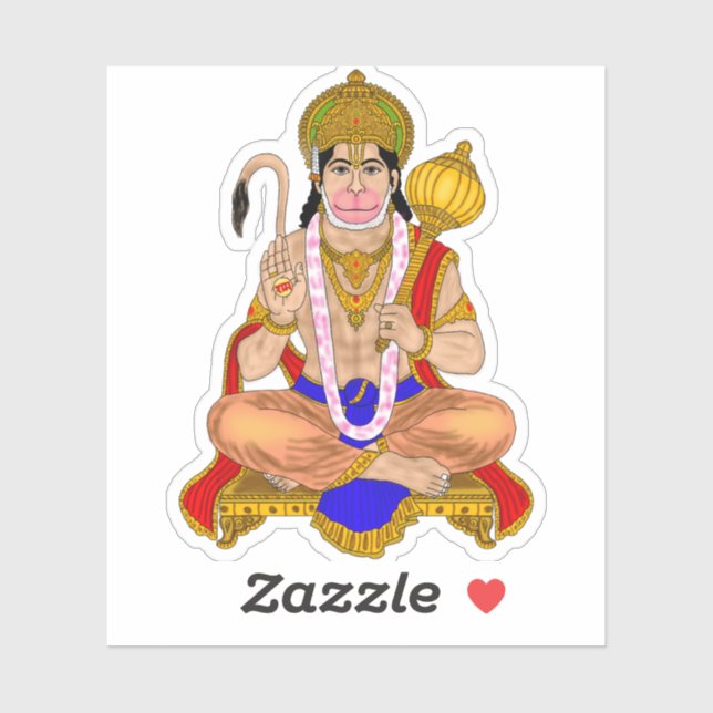 Lord Hanuman Sticker (Sheet)