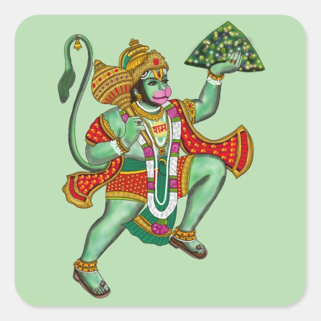 Lord Hanuman Stickers (Front)