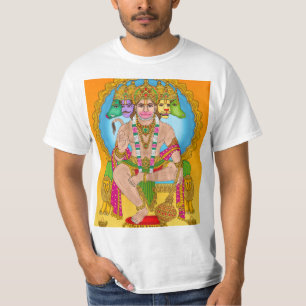 Lord Hanuman T-Shirt   Powerful Hindu Devta Hanuma