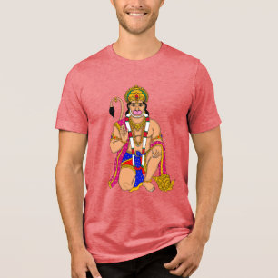 Lord Hanuman T-Shirt Tri-Blend Shirt