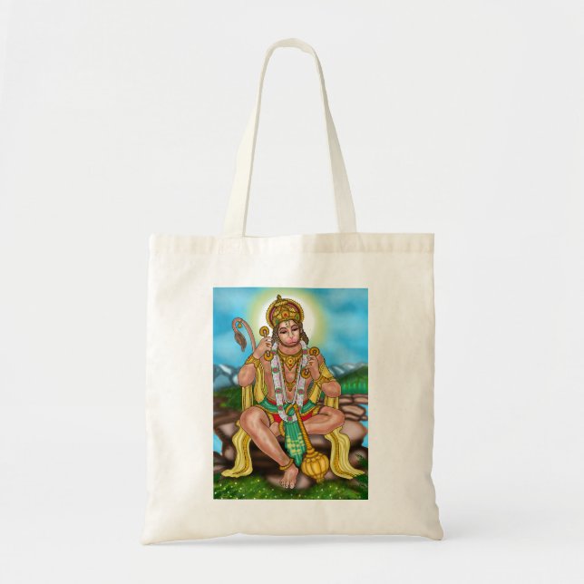 Lord Hanuman Tote Bag  (Front)