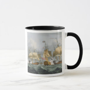 Lord Howe in the Queen Charlotte, Breaking the Ene Mug