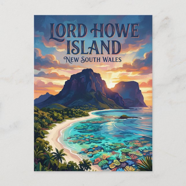 Lord Howe Island Australia Postcard (Front)