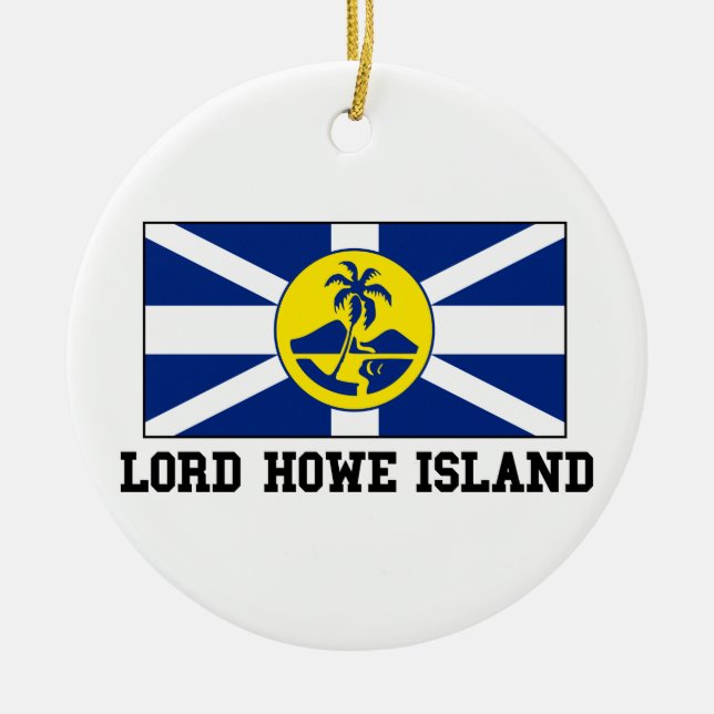 Lord Howe Island Ceramic Ornament (Front)
