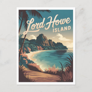 Lord Howe Island Vintage Postcard