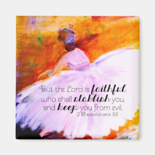 Lord Is Faithful Fridge Magnet