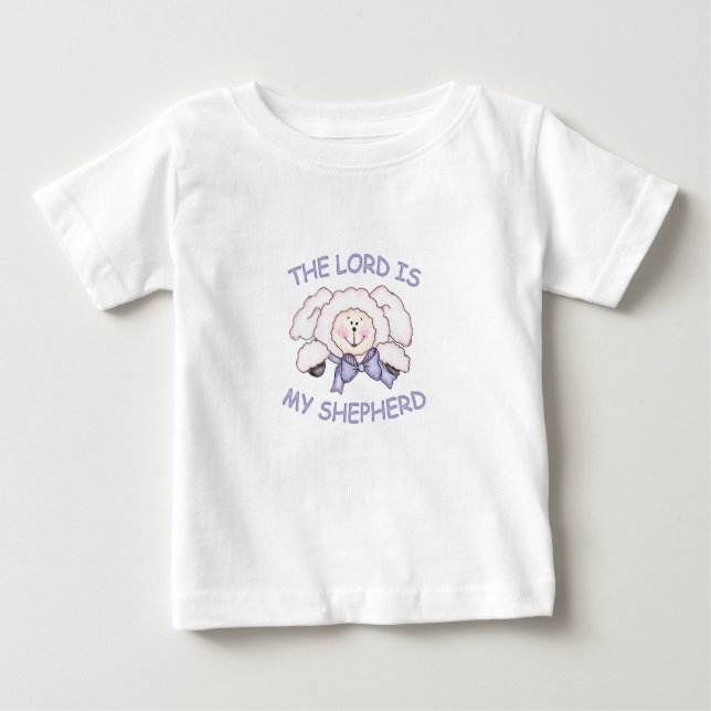 Lord is Shepherd Lamb Baby T-Shirt (Front)