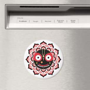 Lord Jagannath Face Chakra Hindu Deity Magnet