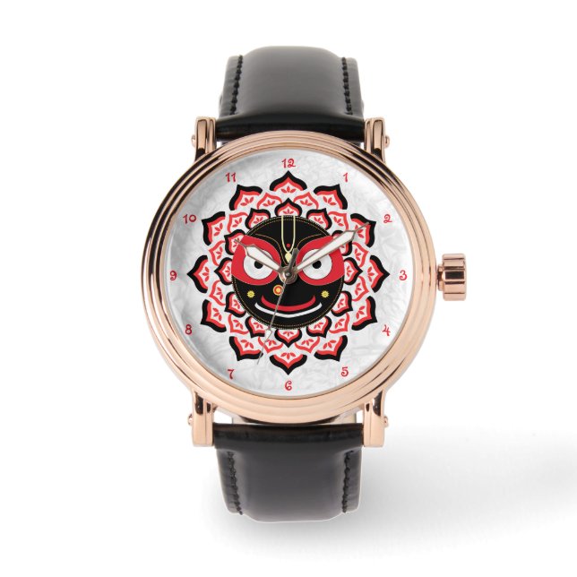 Lord Jagannath Face Chakra Hindu Deity Watch (Front)