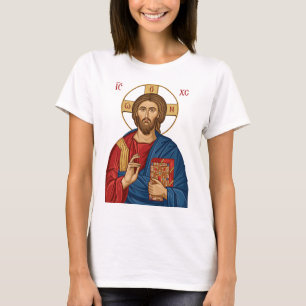 Lord Jesus Christ East Europian Church Orthodox T-Shirt