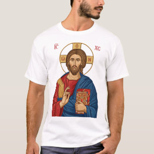 Lord Jesus Christ East Europian Church Orthodox T-Shirt