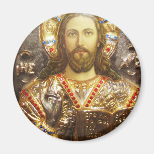 Lord Jesus Christ Orthodox Icon Magnet