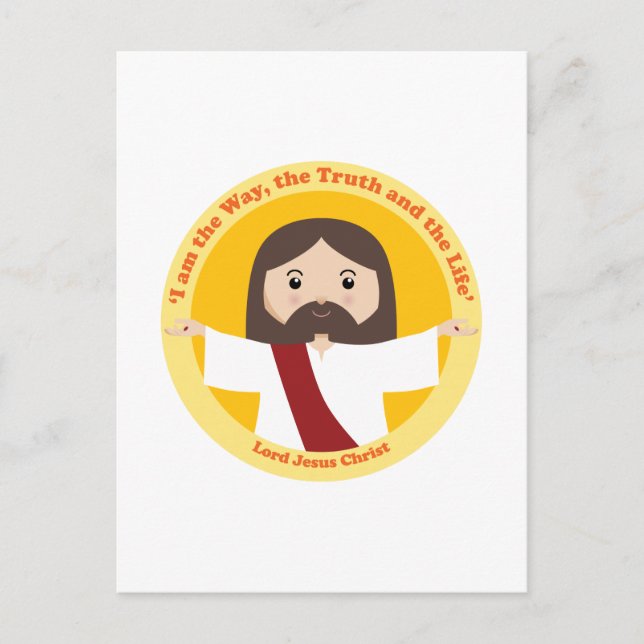 Lord Jesus Christ Postcard (Front)