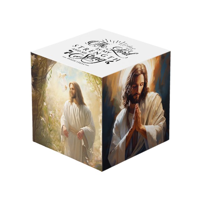 Lord Jesus Photo Cube (Front Angled)