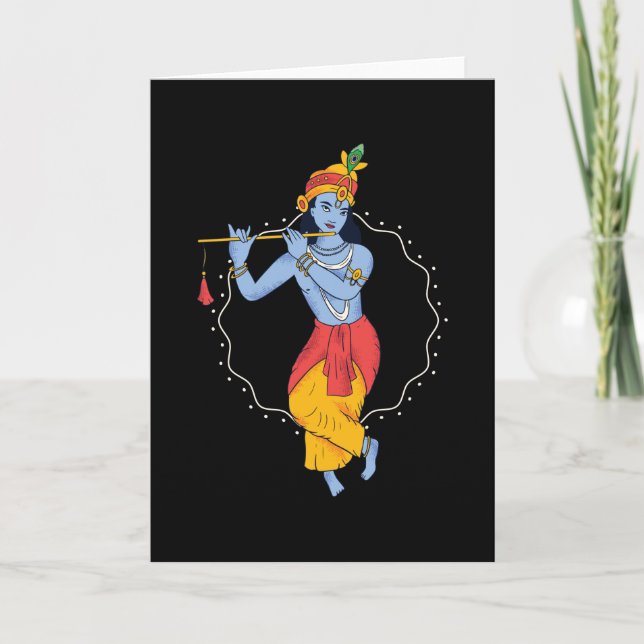 Lord Krishna Card (Front)