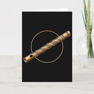 Lord Krishna Flute Nsuri Hindu God Spiritual Bhakt Card