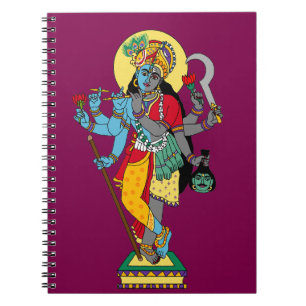 Lord Krishna Kali Notebook