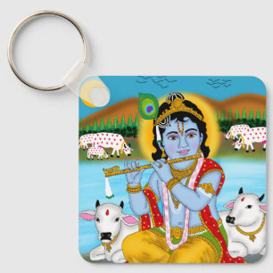 Lord Krishna Keychain