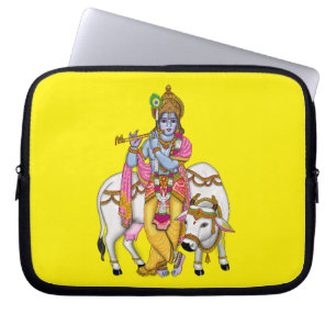 Lord Krishna Laptop Cover