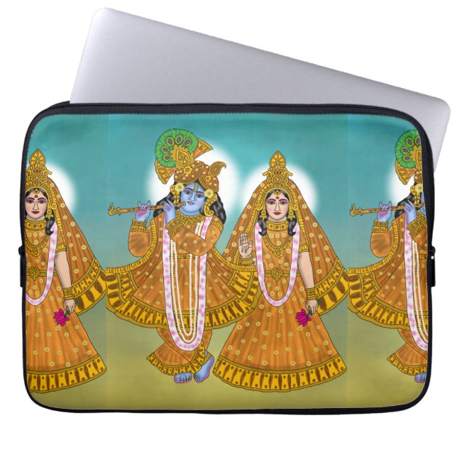 Lord Krishna Laptop Cover (Front)